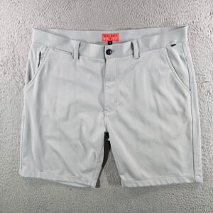 Halsey Sport Mens Golf Shorts Gray Performance Stretch Size 36